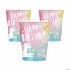 New 🌟 Unicorn 🥳 Birthday Hip Hooray Rainbow Paper Cups - 8 Pc. 🎉