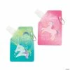 Hot Sale 🧨 Unicorn Collapsible Platic Water Bottles - 12Ct. ✔️ -Deals Supplies Store unicorn collapsible platic water bottles 12ct 13838540
