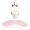 Promo 😀 Unicorn Cupcake Wrappers with Picks - 48 Pc. 🔔