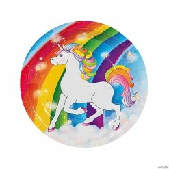 Cheapest 🧨 Unicorn Paper Dinner Plates - 8 Ct. ❤️