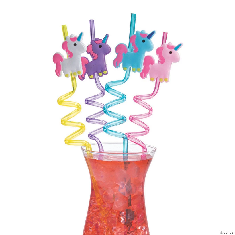 Best Pirce π Unicorn Silly Straws - 12 Pc. π― 3 Best Pirce π Unicorn Silly Straws - 12 Pc. π―