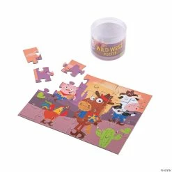 Flash Sale 😀 Western Animals Puzzles - Set of 12 🎉