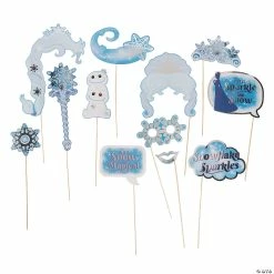 Best Sale ✔️ Winter Princess Photo Stick Props - 12 Pc. ❤️