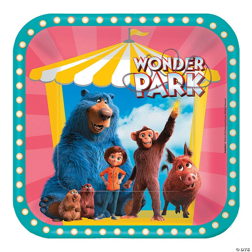 Wholesale π Wonder Park Square Paper Dinner Plates - 8 Ct. β 3 Wholesale π Wonder Park Square Paper Dinner Plates - 8 Ct. β