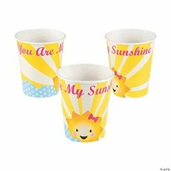 New 🤩 You Are My Sunshine Clouds & Sun Rays Paper Cups - 8 Pc. 🎉